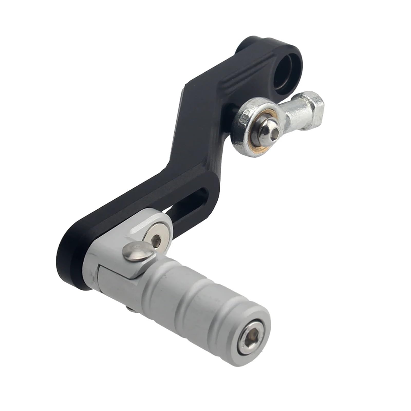 Schalthebel Armgestänge Motorrad Einstellbare Folding Schalthebel Shift Pedal Hebel Passt Für Tenere 700 Tenere700 Für XTZ 700 T700 2019-2021 Motorrad-Schalthebelhalterung(Silver) von AGYSVGZ