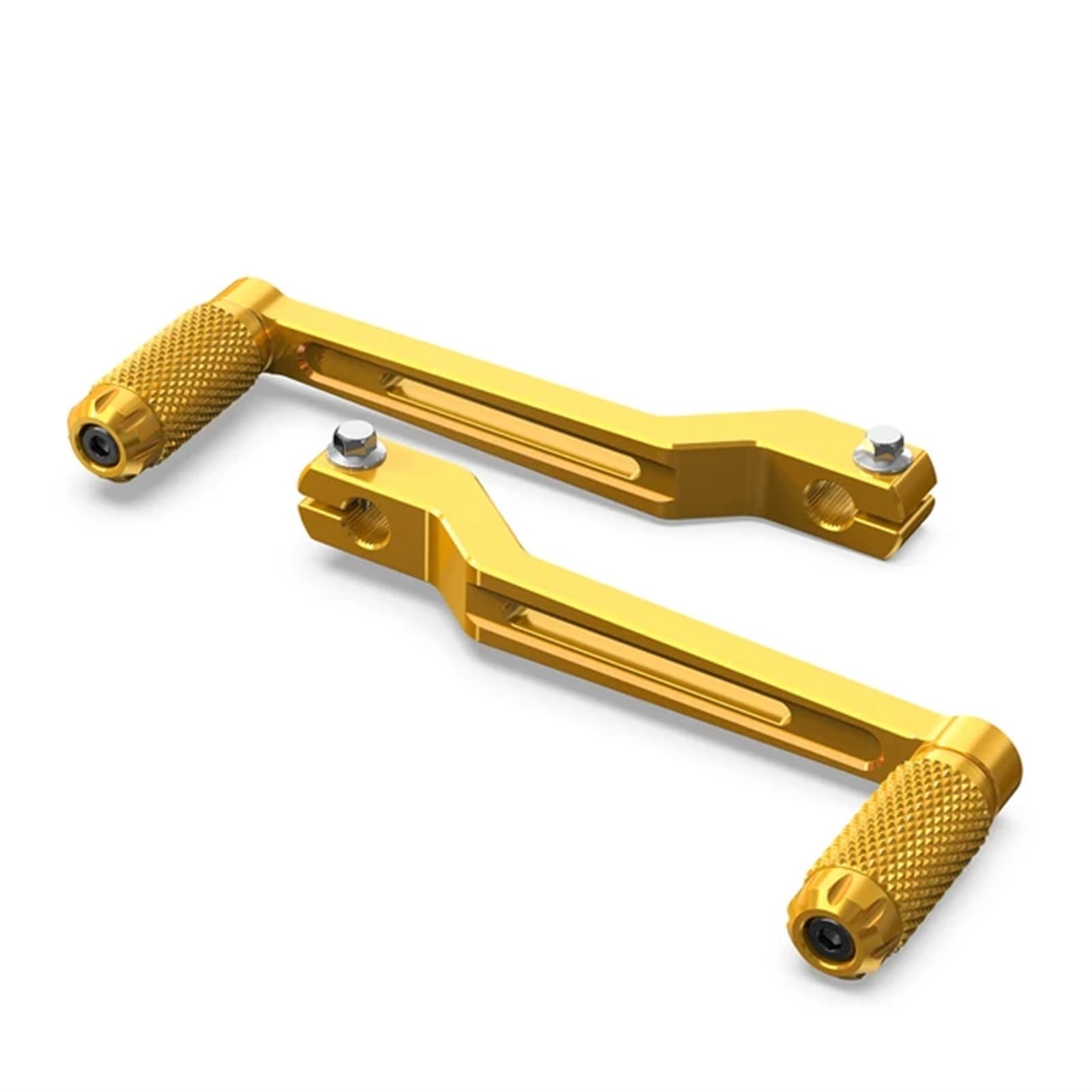 Schalthebel Armgestänge Motorrad Schalthebel Für Harley Für Softail Für Fat Boy Für Road King FLHR Für Street Glide Für Deluxe Für Ultra Limited FLHTK Motorrad-Schalthebelhalterung(Gold) von AGYSVGZ