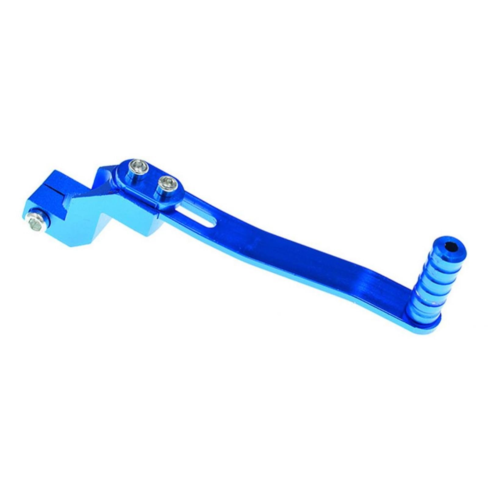 Schalthebel Armgestänge Motorrad Schaltpedal CNC Aluminium Klapp Schalthebel Für Kawasaki Für Suzuki Für ATV Dirt Bike Moped Roller Motorrad-Schalthebelhalterung(Blue) von AGYSVGZ