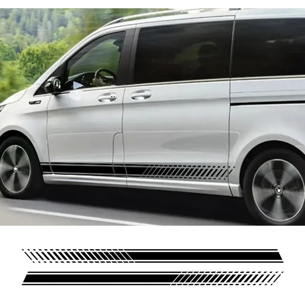 2 STÜCKE Autoaufkleber, Für M=ercedes B=ENZ Vito V Klasse Viano W447 V260 W639 W638 Marco, Für Polo Camper Van Tuning Zubehör Vinyl Aufkleber von AHDHAJAQ