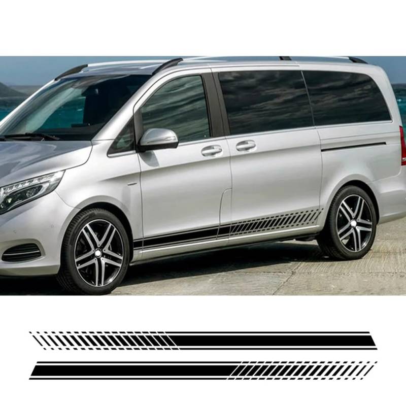 2 STÜCKE Autoaufkleber, Für M=ercedes B=ENZ Vito V Klasse Viano W447 V260 W639 W638 Marco, Für Polo Camper Van Tuning Zubehör Vinyl Aufkleber von AHDHAJAQ