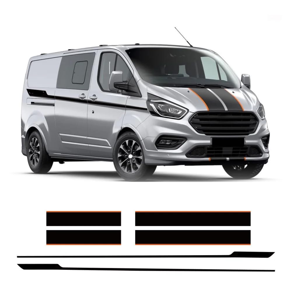 6 Teile/los Auto Motorhaube Seite Hintertür Aufkleber, Für Benz Custom Camper Van Sport Vinyl Aufkleber Tuning Auto Zubehör von AHDHAJAQ