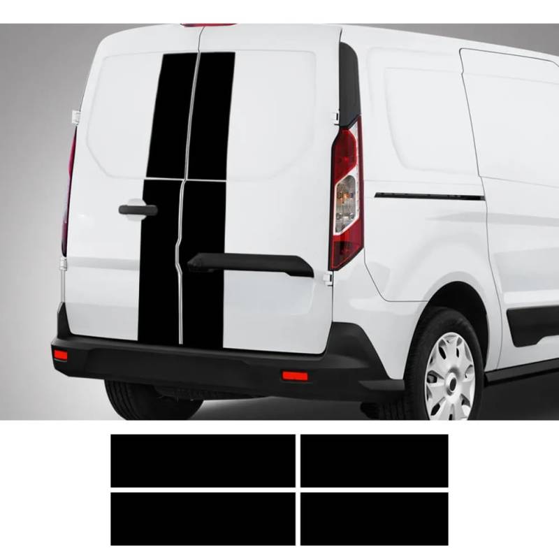 Autoaufkleber, Für Ford Transit Tourneo, Für Custom Connect Sport Hecktürstreifen, Für Kit Van Dekor Aufkleber Auto-Tuning-Zubehör von AHDHAJAQ