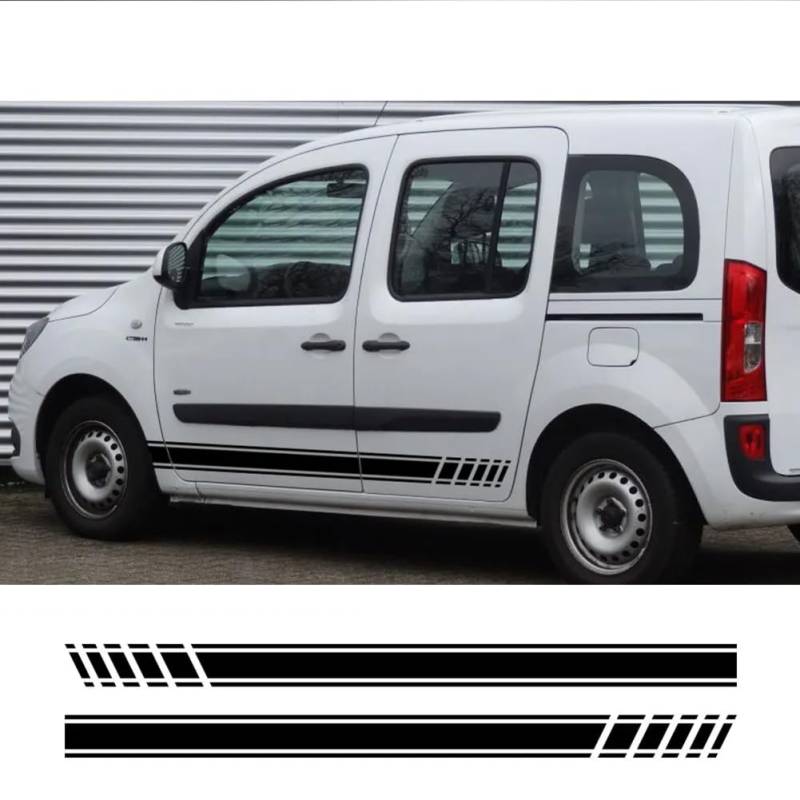 Autoseitenaufkleber, Für M=ercedes B=ENZ, Für Citan W415 T-Klasse, Für Nissan Townstar NV250, Für R=enault Kangoo Van, Für Grafikstreifen Vinyl-Aufkleber von AHDHAJAQ