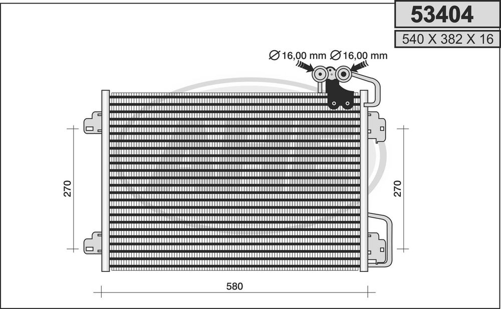 Kondensator, Klimaanlage AHE 53404 von AHE