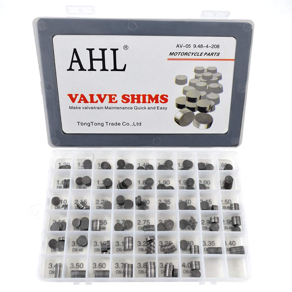 AHL Durchmesser: 9.48mm 4x52pcs Ventil Shim Ventile einstellen für TL1000R TL1000 R 1998-2003 von AHL