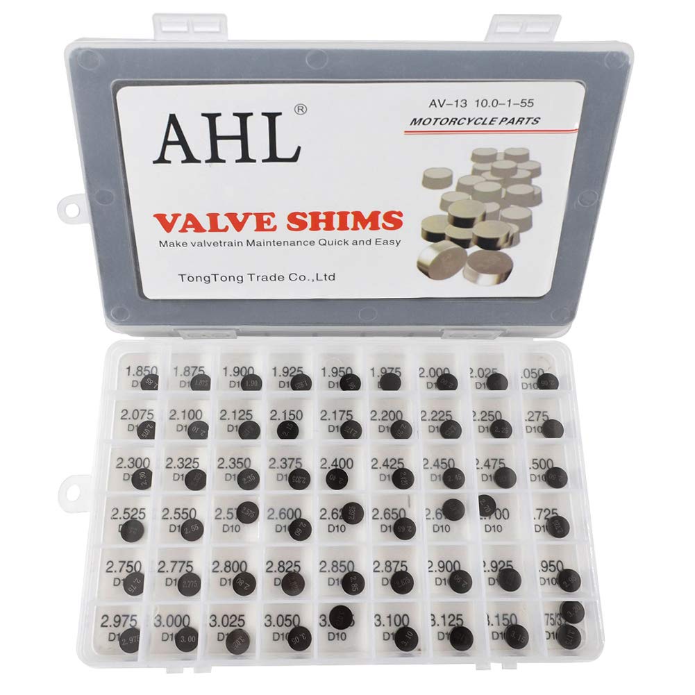 AHL 10.00mm 55pcs 1.85-3.2mm ventil shim ventile einstellen für 1190 ADVENTURE 2013 2014 2015 von AHL