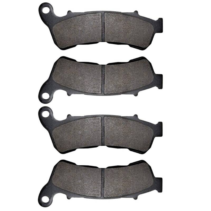 AHL 2 Paar Bremsbeläge kit für CBF 1000 A/S/T/F(3 Piston Caliper/ABS) 2006-2015 von AHL