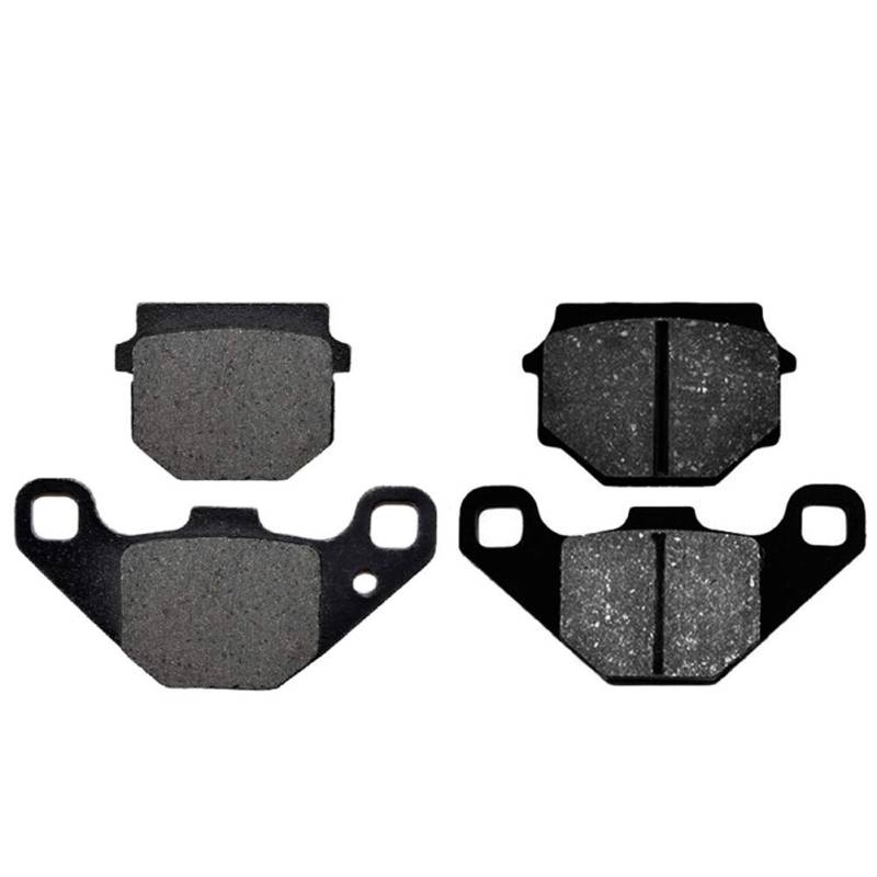 AHL 2 Paar Bremsbeläge kit für Kawasaki KMX 125 A1-A5/B1-B9 1986-1998 / Kawasaki KMX 200 A2/A3 1988-1992 von AHL