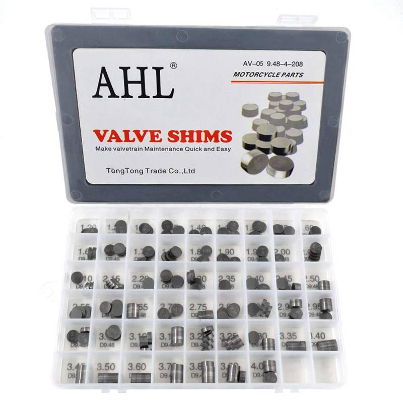 AHL Durchmesser: 9.48mm 52 x 4pcs 1.20-4.00mm Ventil Shim Ventile einstellen für GSX1300BK B-King 2008 / GSX1300R Hayabusa 1999-2011 von AHL