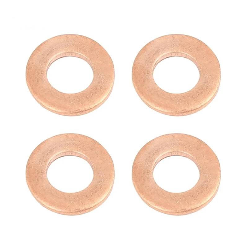 AHLOKIY [Replacement] 4Pcs Kraftstoff Injektor Dichtung Kupfer Unterlegscheibe for Ford for Transit MK7 2,2 2,4 3,2 2006 von AHLOKIY