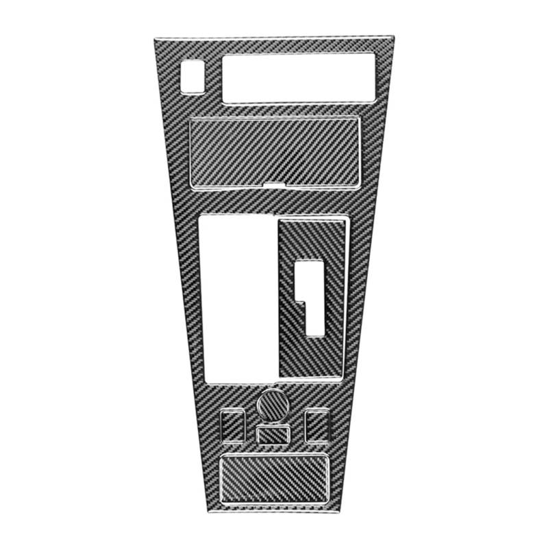 AHLOKIY [Replacement] Real Carbon Fiber for Chevrolet for Corvette C3 1968–1982, Auto-Mittelkonsole, Schalttafel-Abdeckungssatz, Verkleidungszubehör, B von AHLOKIY