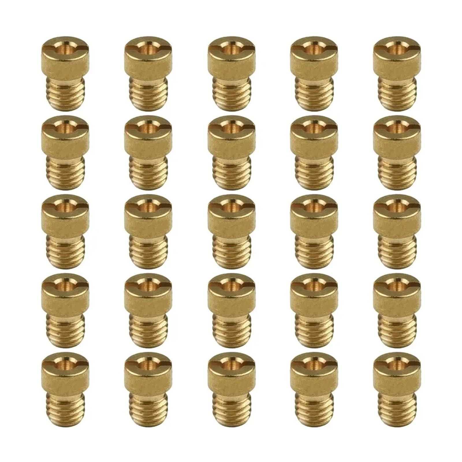 AHPDLDSF [Replacement] 25Pcs Vergaser Wichtigsten Jet M5 5mm Gewinde Set for Dellorto for Vergaser for Vergaser SHA SHBC SHB injektor Düse Größe 55-115 von AHPDLDSF