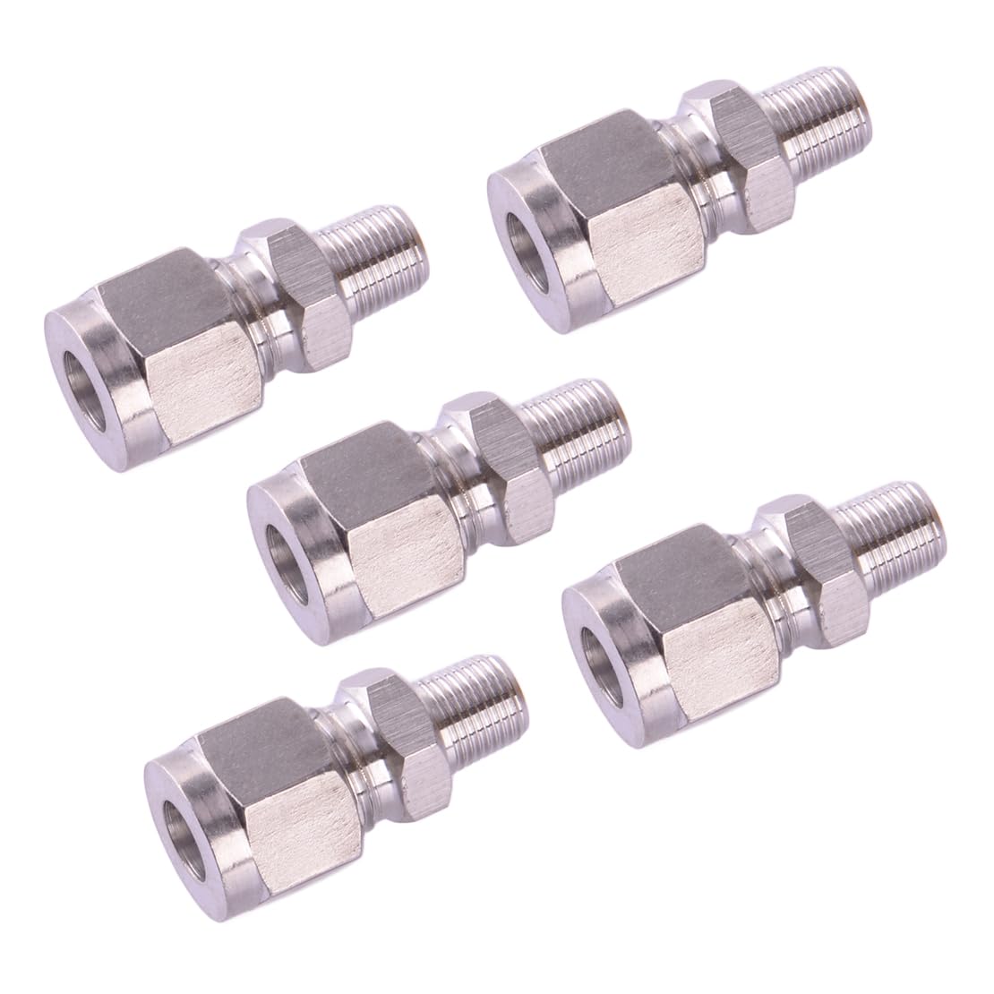 AHPDLDSF [Replacement] 5Pcs Auto Auto 1/8 "8mm Reifen Wechsler Maschine Luft Rohr Ventil Fitting Clamp Gerade Joint Zubehör universal von AHPDLDSF