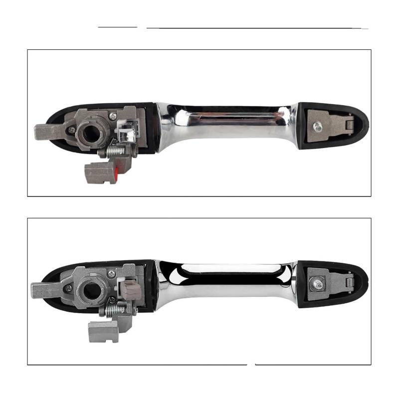 Außentürgriff 68069943AC Für 500 2012 2013 2014 2015 2016 2017 2018 Auto-Außentürgriff, Chrom, Linkslenker, Außentürgriff Außentürgriffe(B) von AHRPKAMERD