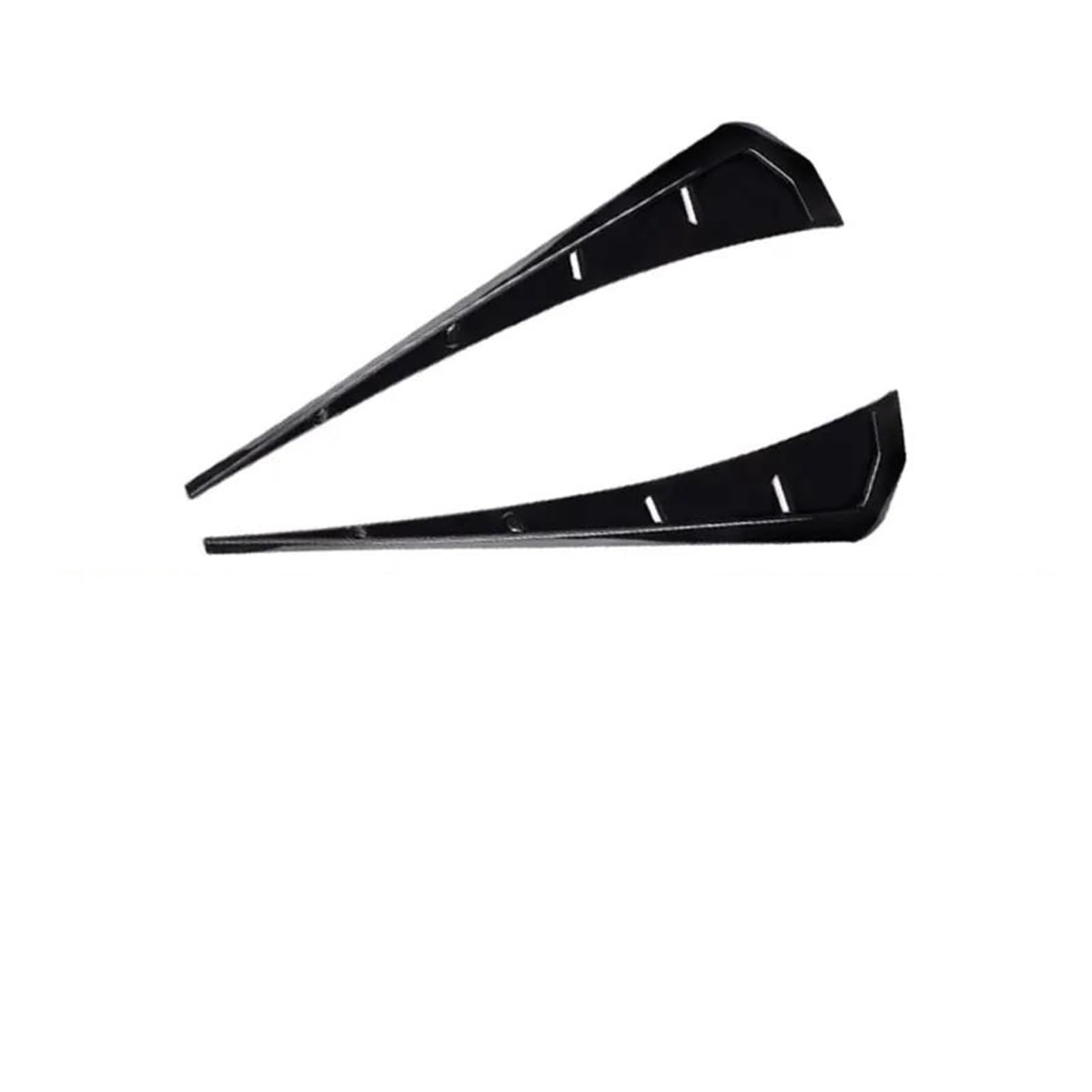 Auto Spoilerflügel Für C&ivi-c Universal Auto Seite Kotflügel Spoiler Wind Messer Seite Kiemen Air Vent Dekorative Seite Flügel Aufkleber 2 Stücke Heckscheibenspoiler(Black 2pcs) von AHRPKAMERD