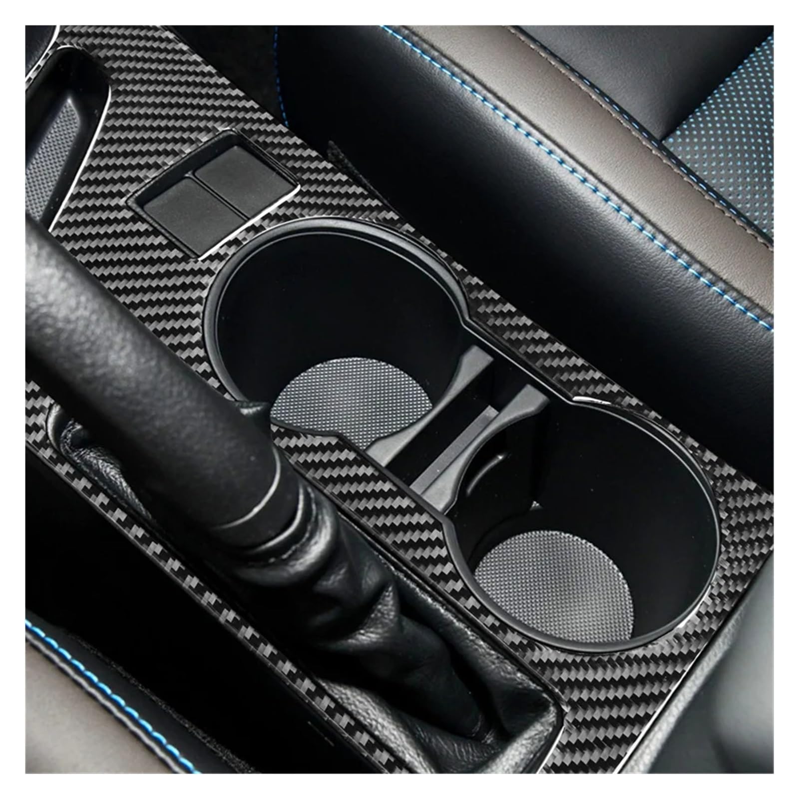 Autoinnenrahmen Für C&orolla 2014 2015 2016 2017 2018 Carbonfaser Linkslenker Autoinnenraum Dekorplatte Aufkleber Suite Kit Mittelkonsole Trim(Water Cup Holder B) von AHRPKAMERD