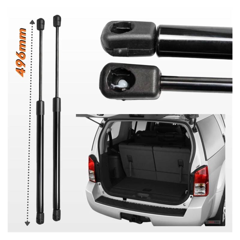 Gasdruckfedern Für P&athfinder R51 2005-2012 SUV 2 Stücke Auto Hinten Fenster Glas Oder 2 Stücke Heckklappe Gas Spring Shock Strut Unterstützung Bar Stange Dämpfer Gasdruckfeder(Only 2pcs Tailgate) von AHRPKAMERD