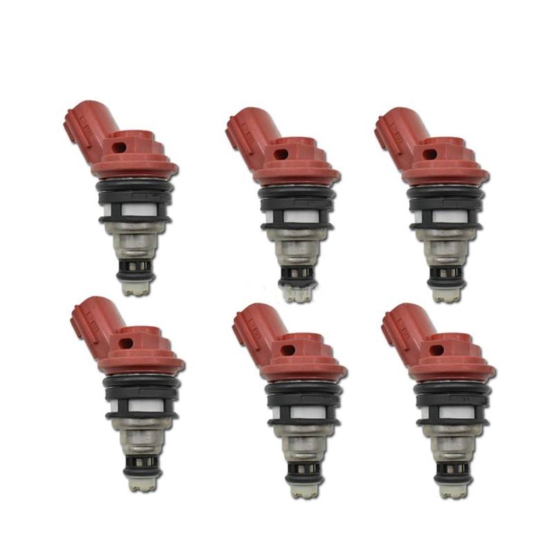 Kraftstoffeinspritzer 6Pcs Für J30 Für I30 3.0 L V6 G20 2.0 L L4 Q45 4.1 L V8 Auto Kraftstoff Injektor Düse 16600-53J03 16600-53J00 16600-53J01 16600-53J02 A46-00 Einspritzdüsen von AHRPKAMERD