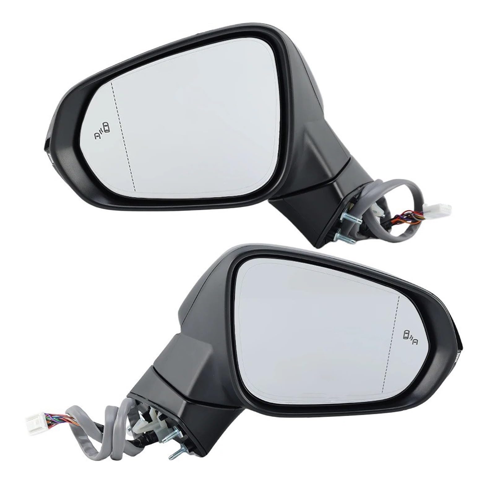 Seitenspiegel Für L&EXUS Für NX Serie NX200t NX350 2015-2019 2020 2021 Auto 15 Draht Rückspiegel Montage Helle Schwarz Blind Spot Seite Spiegel Zubehör Elektrisch Aussenspiegel(1 Pair) von AHRPKAMERD