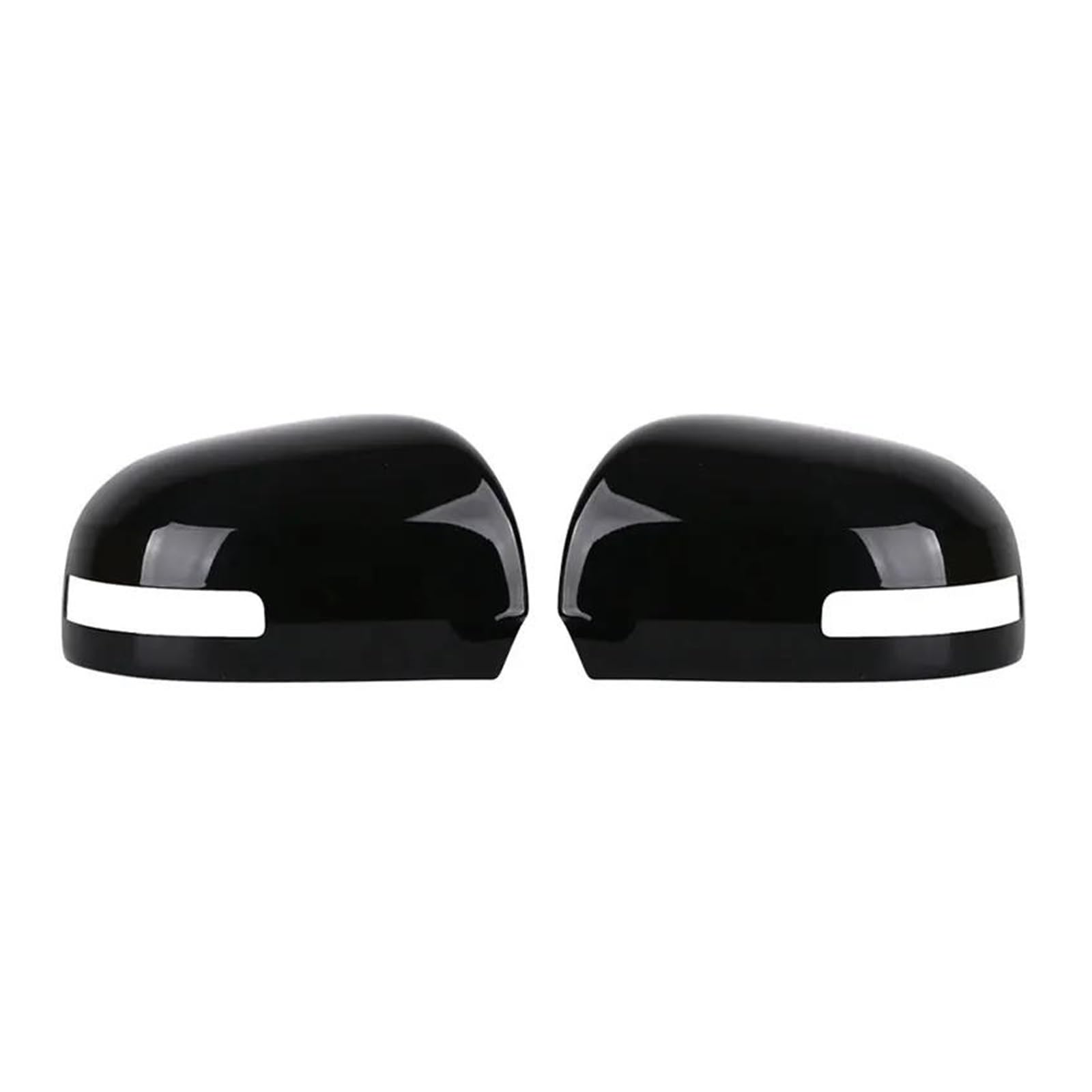 Spiegelkappen Für Für Outlander 2014 2015 2016 2017 2018 Auto Rückspiegel Abdeckung Gehäuse Rahmen Shell Cap Auto Zubehör Rückspiegel Kappe(Black,1Pair) von AHRPKAMERD