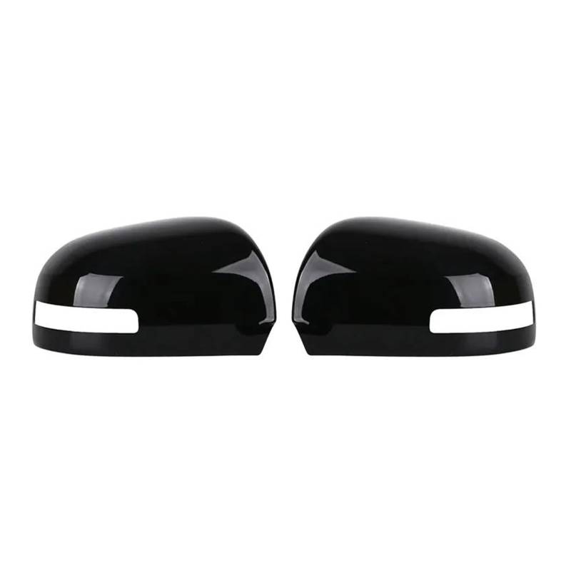 Spiegelkappen Für Für Outlander 2014 2015 2016 2017 2018 Auto Rückspiegel Abdeckung Gehäuse Rahmen Shell Cap Auto Zubehör Rückspiegel Kappe(Black,1Pair) von AHRPKAMERD