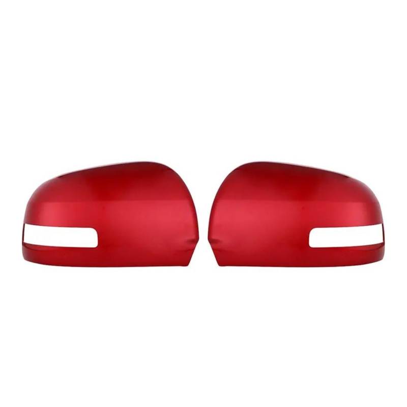 Spiegelkappen Für Für Outlander 2014 2015 2016 2017 2018 Auto Rückspiegel Abdeckung Gehäuse Rahmen Shell Cap Auto Zubehör Rückspiegel Kappe(Red,1Pair) von AHRPKAMERD