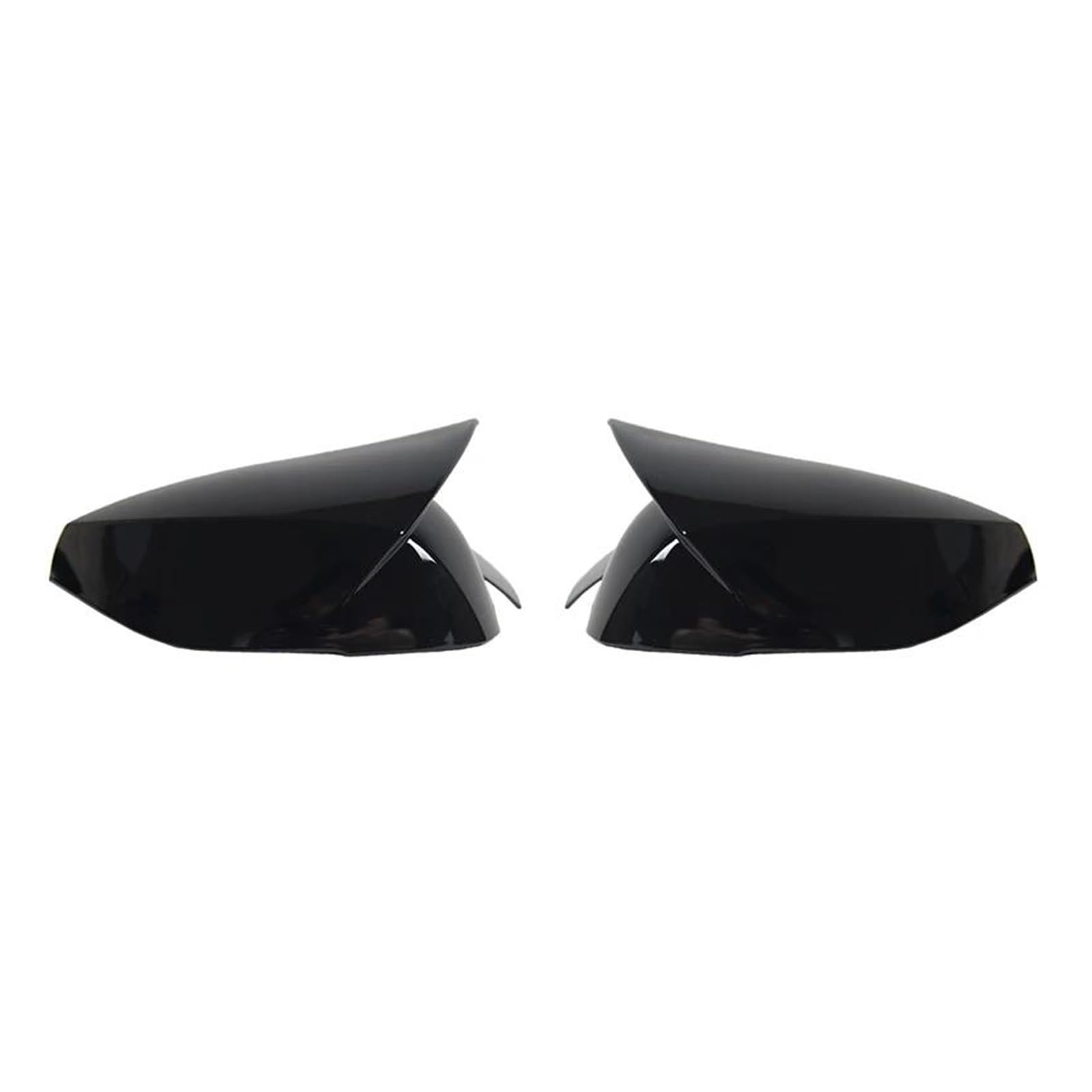 Spiegelkappen Für I&nfiniti QX30 Q50S Q50 Q60 Q70 Autoflügelseitenspiegelabdeckung Rückspiegelkappe Zubehör Modifiziertes Teil Rückspiegel Kappe(1 Pair Black) von AHRPKAMERD