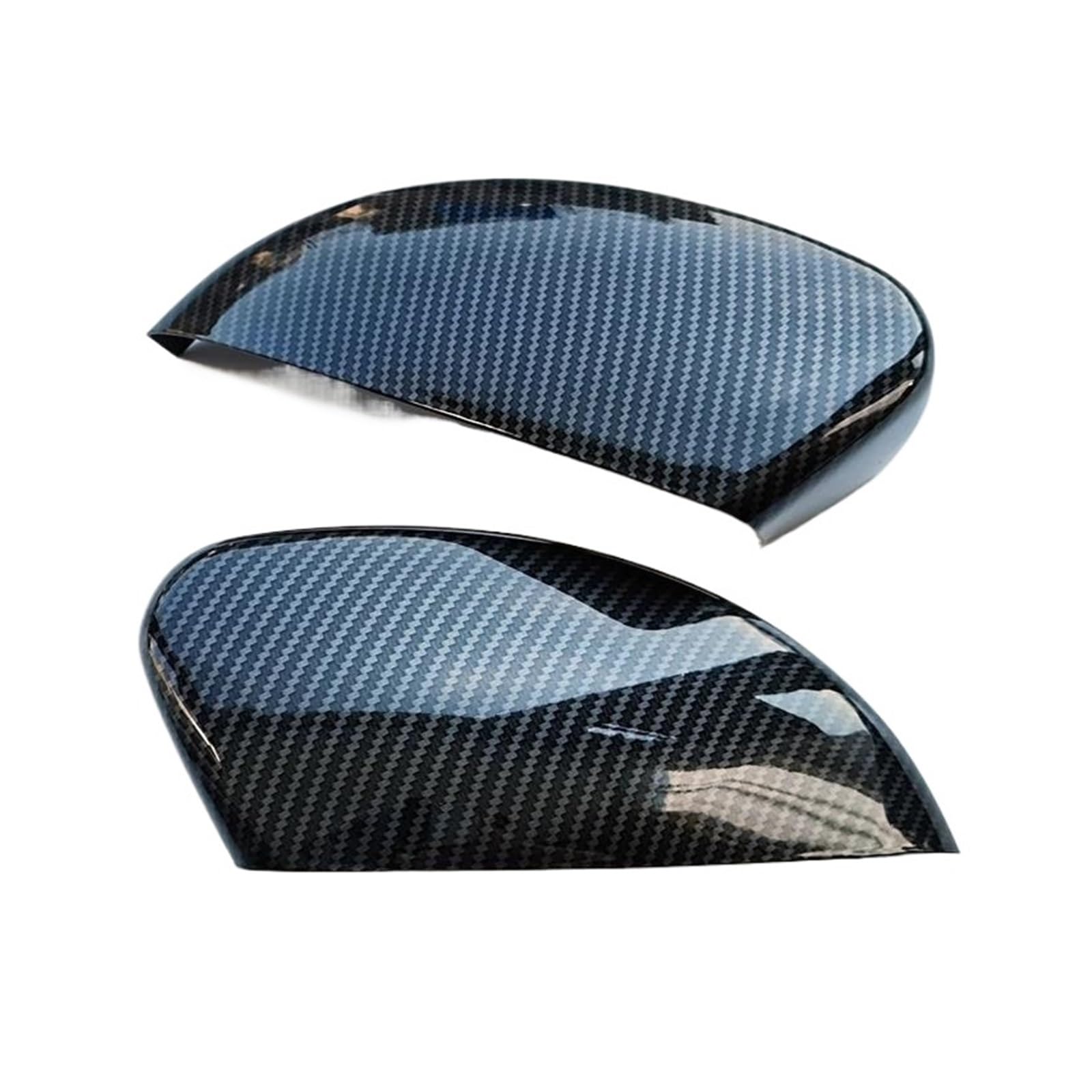 Spiegelkappen Für Kuga 2013-2019 2014 2015 2016 2017 2018 Auto Außenspiegelkappe Shell Trim Zubehör Spiegelgehäuse Rückspiegelabdeckung Rückspiegel Kappe(Carbon Fiber Pattern) von AHRPKAMERD