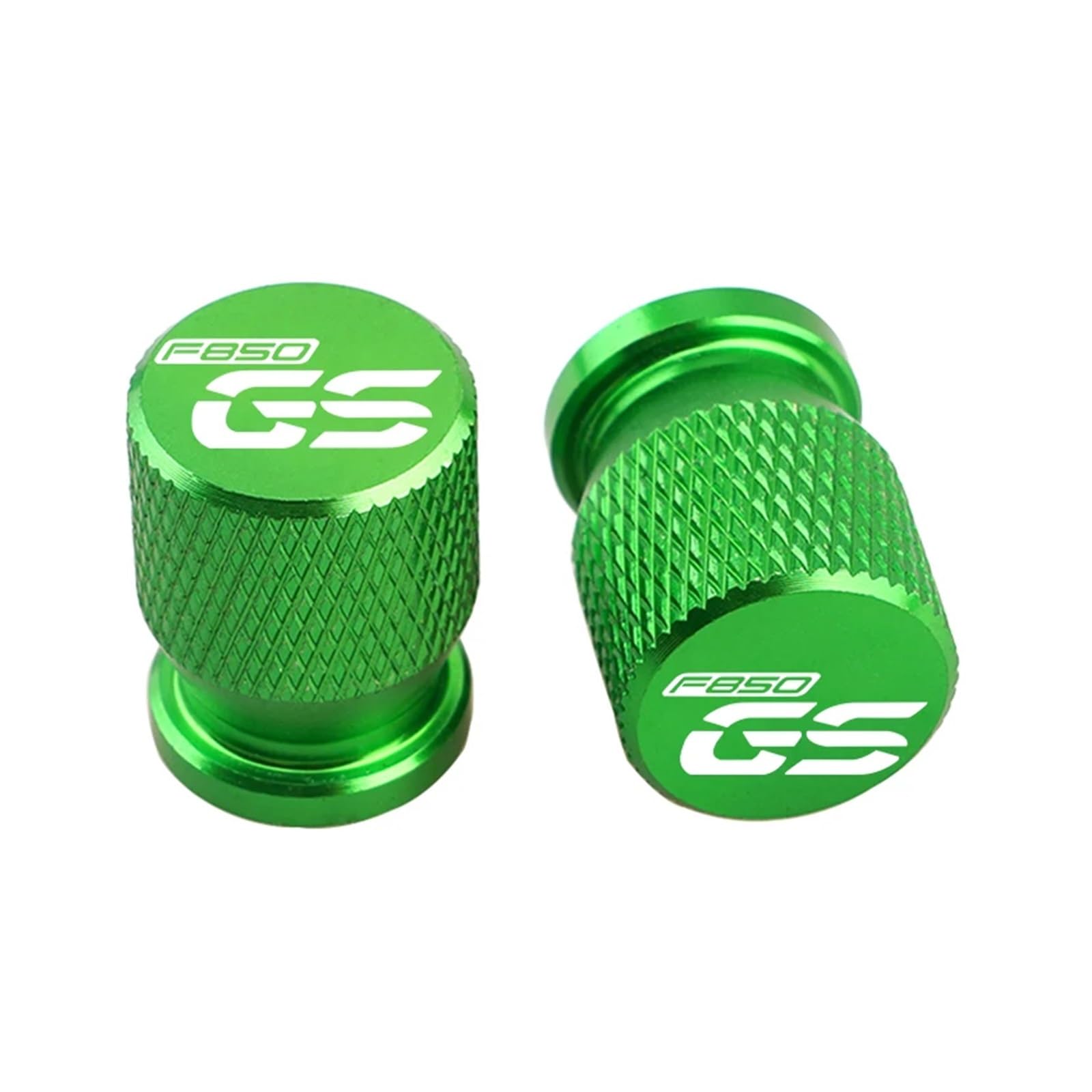 Ventilschaftabdeckungen für Motorräder FÜR F 750 GS F850 GS F 850GS ADV Adventure 2PCS Rad Reifen Ventil Air Port Stem Cap CNC Luftdichte Abdeckung(Green F850GS) von AHUTCYK