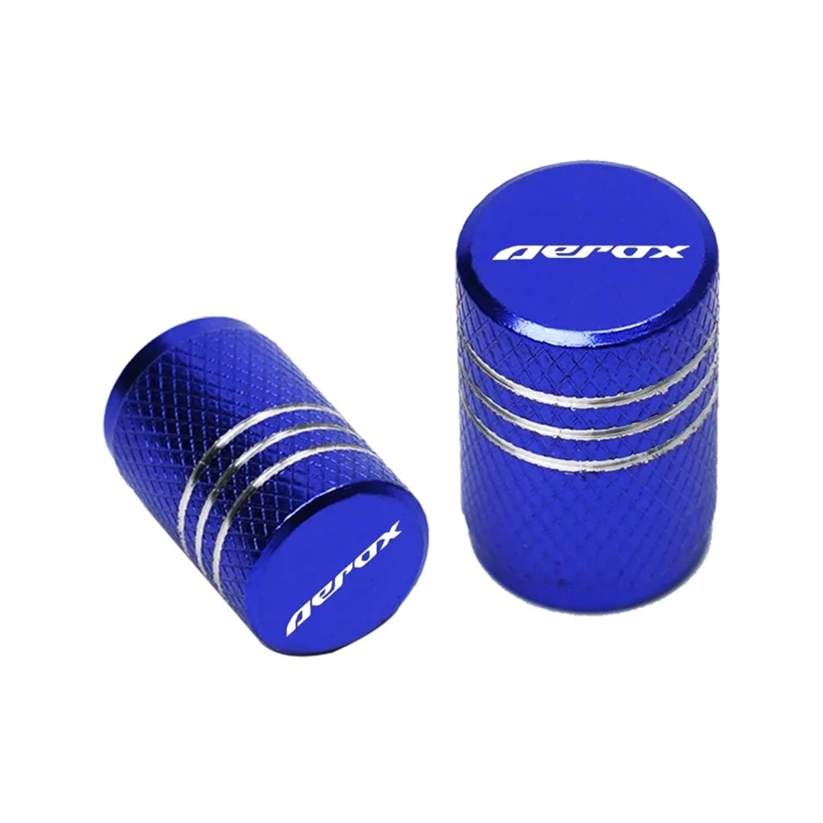 Ventilschaftabdeckungen für Motorräder Für AEROX 125 155 AEROX155 AEROX125 Universal Motorrad CNC Aluminium Zubehör Rad Reifen Ventil Port Stem Cap Abdeckung(Blue) von AHUTCYK