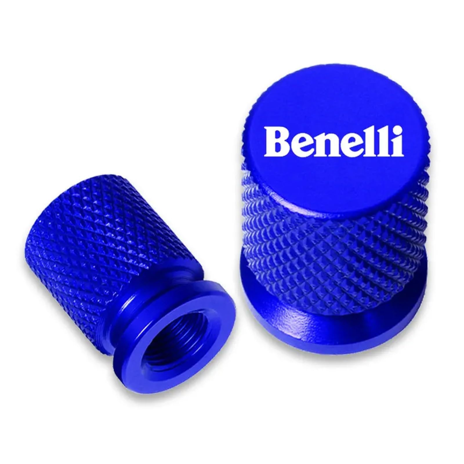 Ventilschaftabdeckungen für Motorräder Für Benelli TNT 125 TNT135 Jinpeng 502 TRK502 TRK 502X Motorradzubehör Radreifen Ventilkappen Luftdichte Abdeckung(Blue) von AHUTCYK