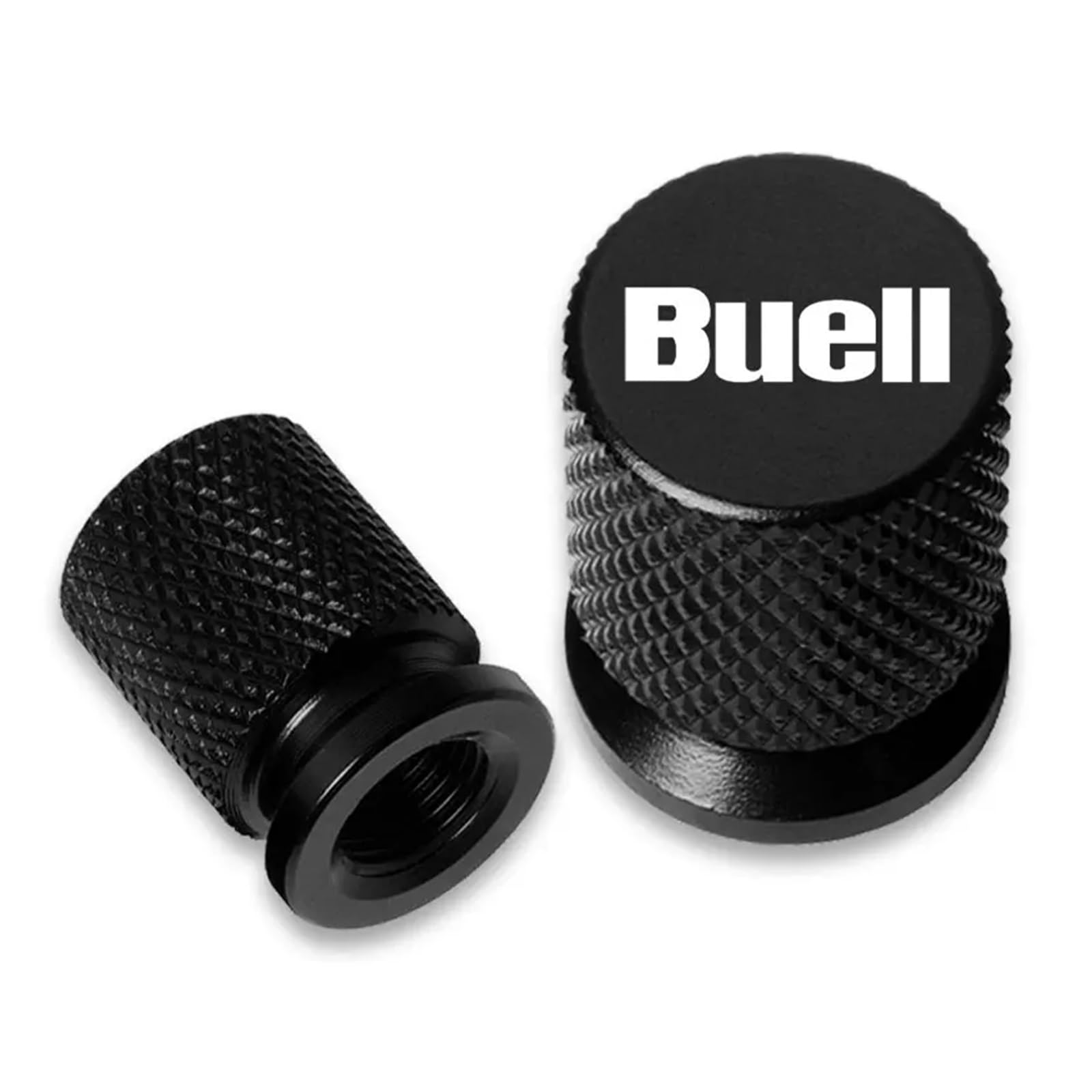 Ventilschaftabdeckungen für Motorräder Für Buell XB9/R XB12/R/XT XB9S XB12S XB12Scg Ulysses 1125CR 1125R Motorradzubehör Reifenventil Air Port Stem Cap Abdeckung(Black) von AHUTCYK