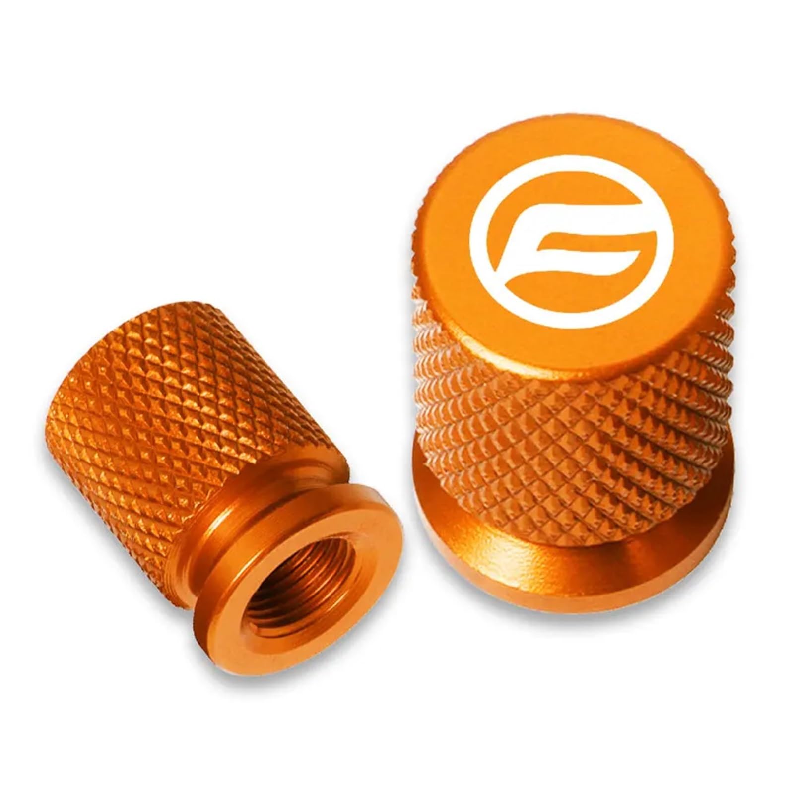 Ventilschaftabdeckungen für Motorräder Für CFMOTO 650NK 650 NK 150NK 150 NK 250SR/400/250/MT/TR Motorrad CNC Aluminium Rad Reifen Ventilkappen Luftdichte Abdeckungen(Orange) von AHUTCYK