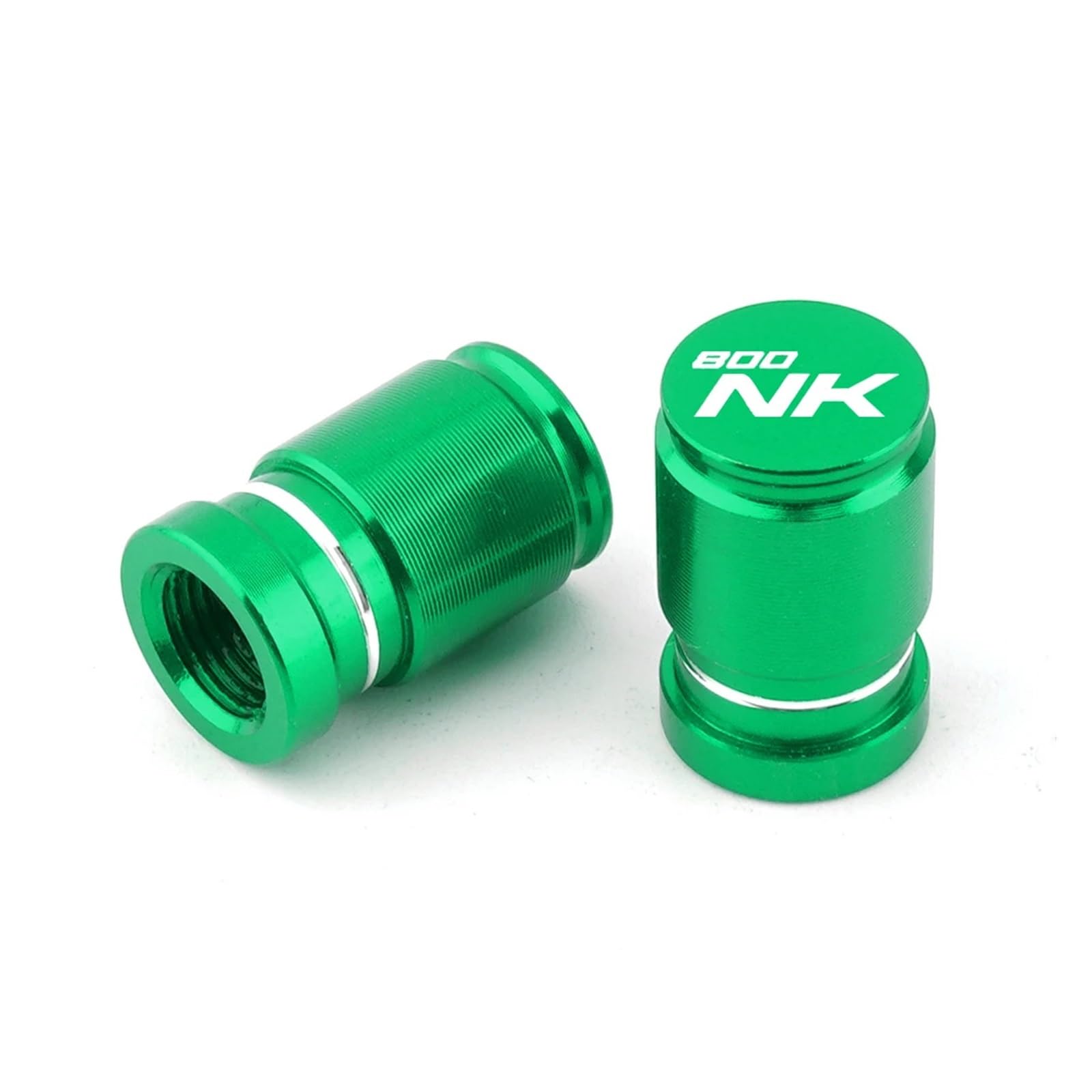 Ventilschaftabdeckungen für Motorräder Für CFMOTO 800NK 800 NK 2023 Motorrad CNC Zubehör Rad Reifen Ventil Air Port Stem Abdeckung Kappe Stecker(Green) von AHUTCYK