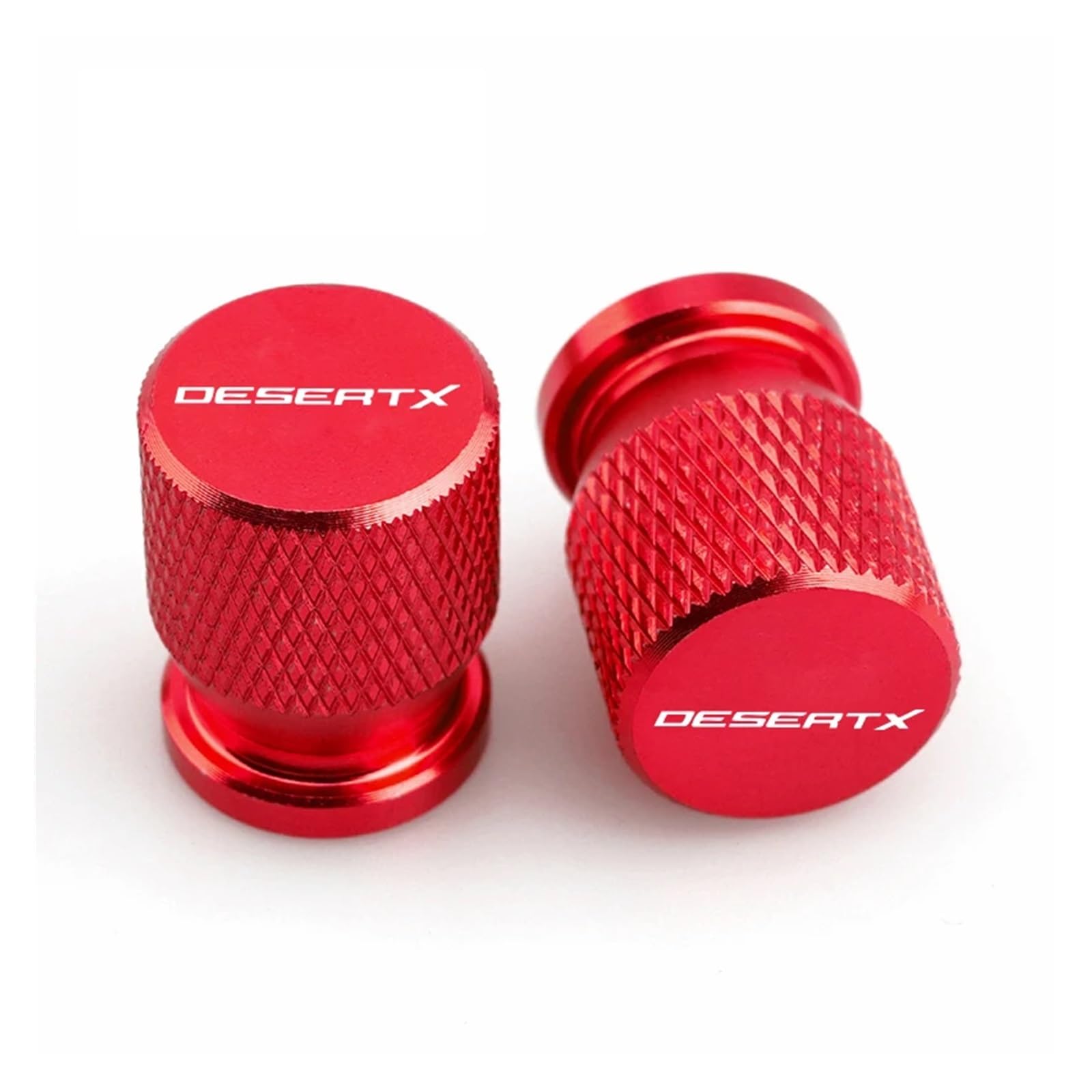 Ventilschaftabdeckungen für Motorräder Für Ducati Desert X DESERTX Desertx 2017-2023 2024 Motorrad Reifen Ventil Air Port Stem Cap Abdeckung Stecker CNC Aluminium(Red DESERTX) von AHUTCYK