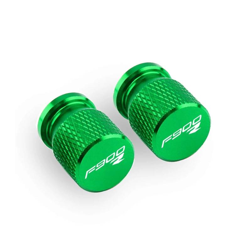 Ventilschaftabdeckungen für Motorräder Für F800R F900R F900XR XR 800R 900R 900XR F700G Stem Covers Aluminiumlegierung Airdust Reifenventilkappe CNC Motorradzubehör(Green) von AHUTCYK