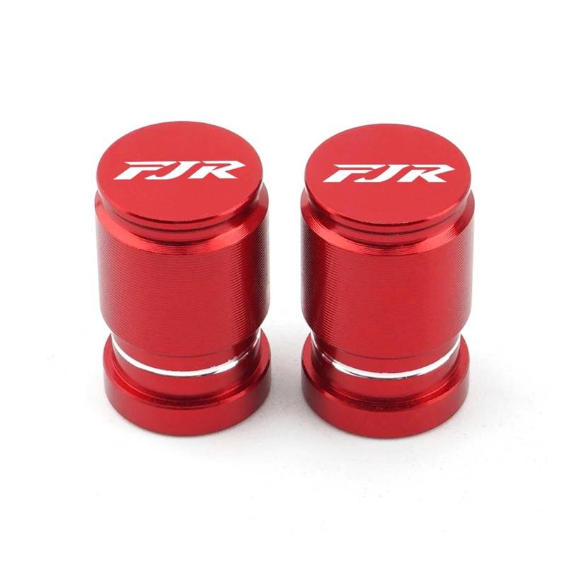 Ventilschaftabdeckungen für Motorräder Für FJR1300 FJR 1300 CNC Moto Bike Rad Reifen Ventil Kappen Reifen Felge Air Port Stem Abdeckung Motorrad Zubehör(Red) von AHUTCYK