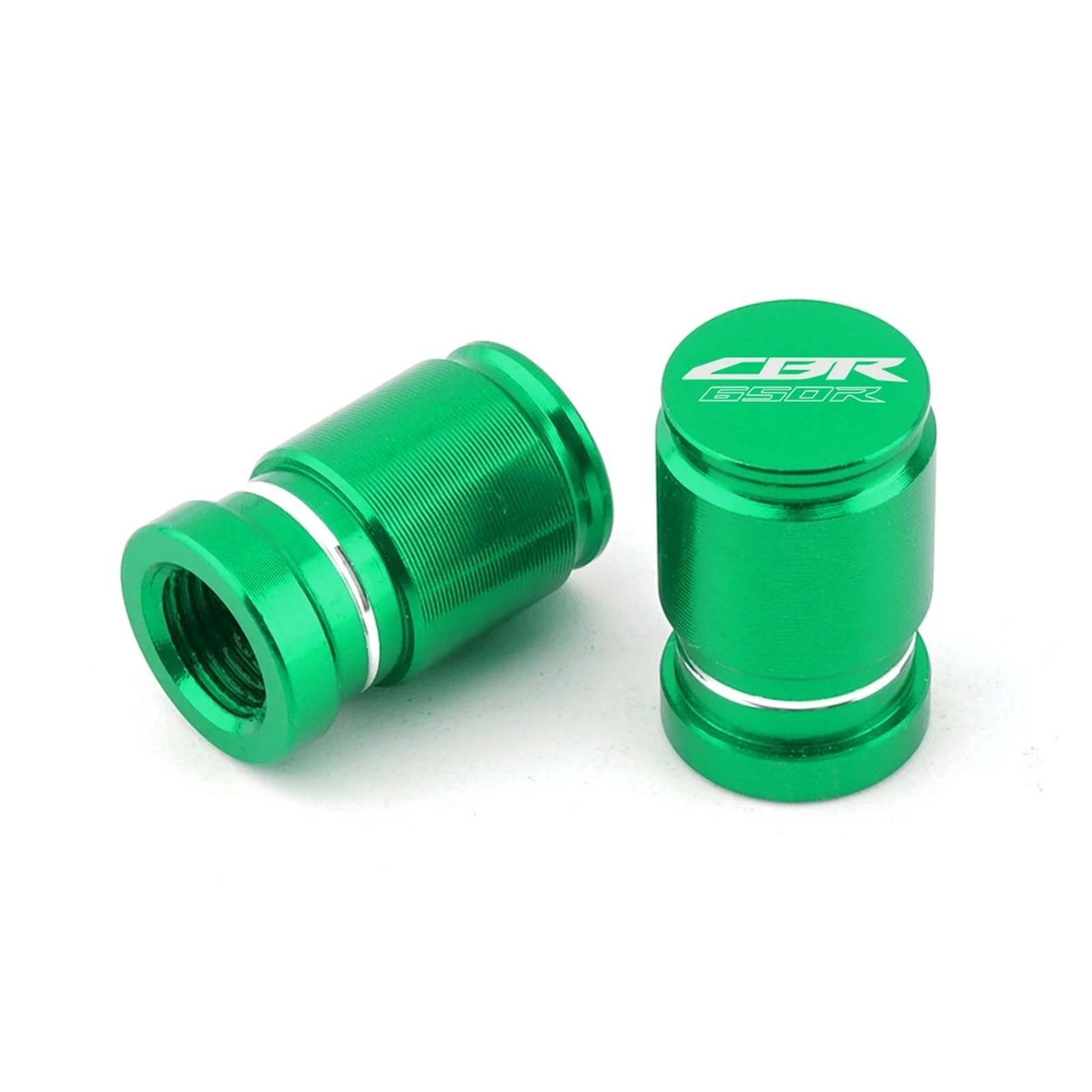 Ventilschaftabdeckungen für Motorräder Für Hon@&da CBR650R CBR 650R Motorrad CNC Zubehör Rad Reifen Ventil Air Port Stem Abdeckung Kappe Stecker(Green) von AHUTCYK