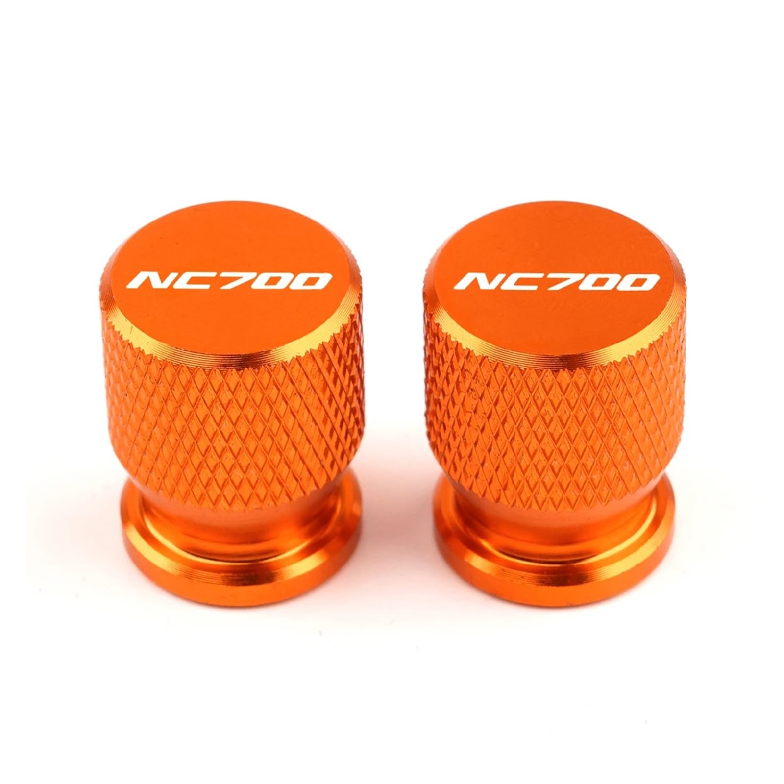 Ventilschaftabdeckungen für Motorräder Für Hon@&da NC700 NC700X NC700S Nc 700 X/s Motorrad CNC Reifen Ventil Felge Air Port Stem Abdeckungen Kappen(Orange) von AHUTCYK