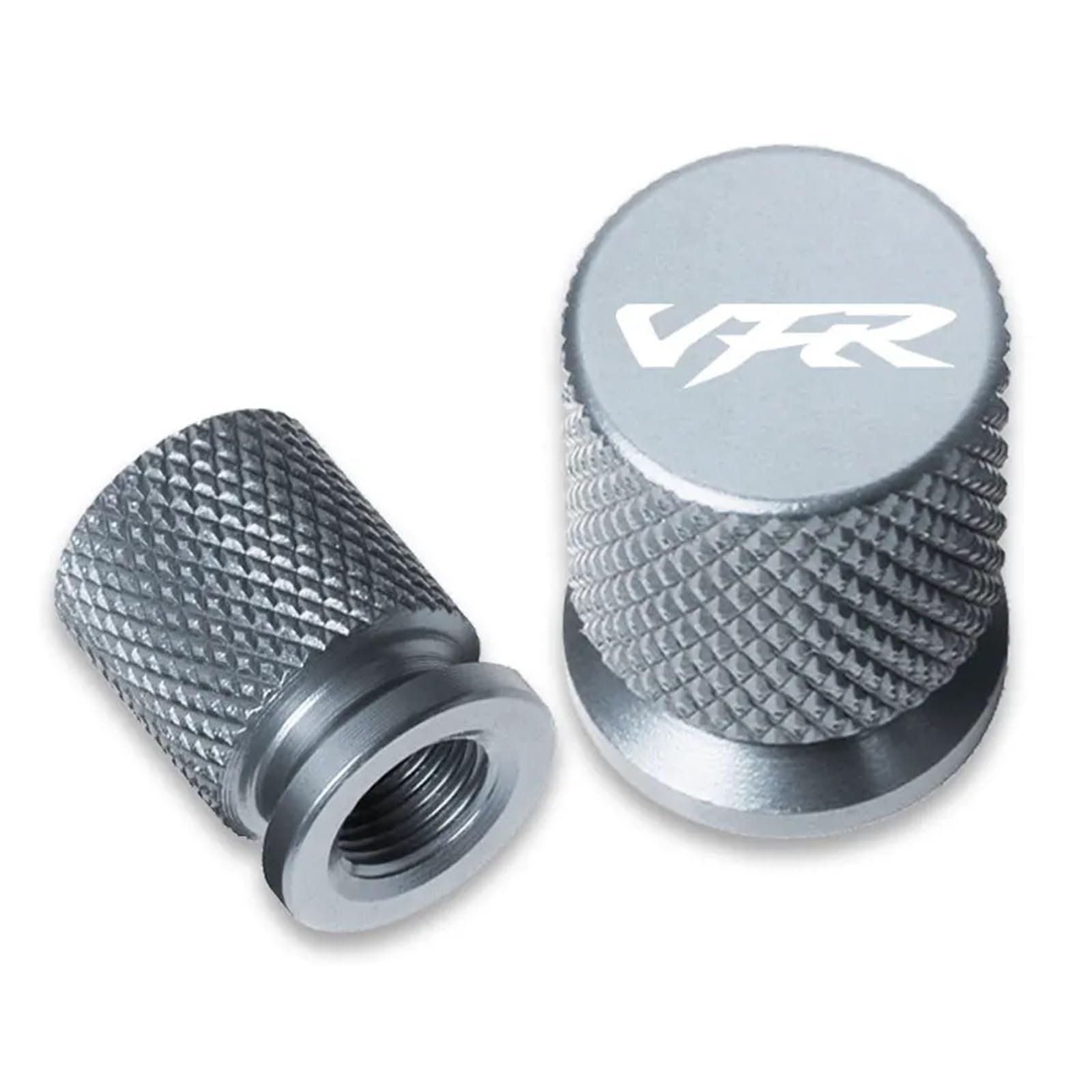 Ventilschaftabdeckungen für Motorräder Für Hon@&da VFR 750 800 1200 Aluminium Motorrad CNC Zubehör Rad Reifen Ventil Stem Caps Luftdichte Abdeckung(Titanium) von AHUTCYK