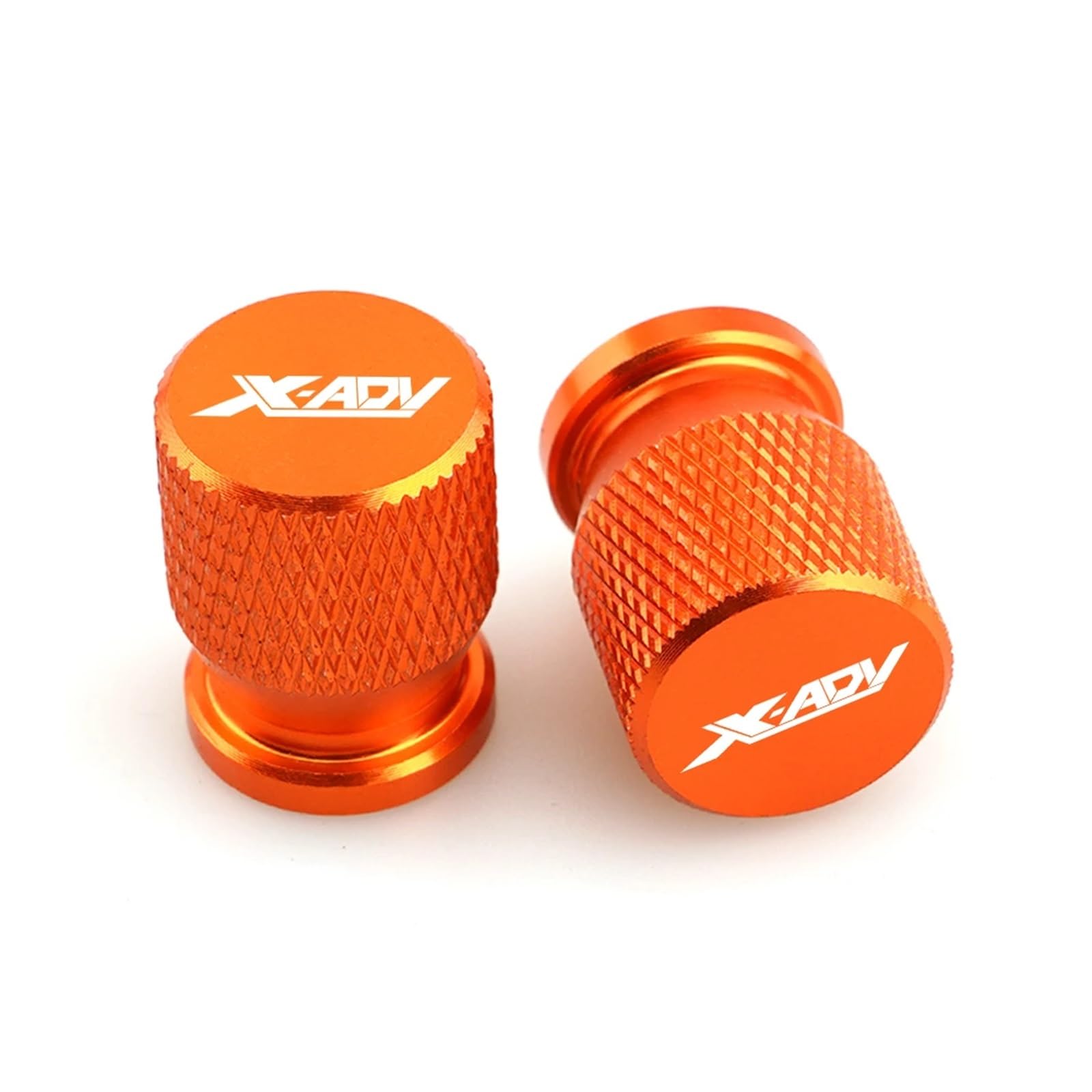 Ventilschaftabdeckungen für Motorräder Für Hon@&da Xadv X-ADV 750 Xadv750 Motorrad Zubehör 1 Paar CNC Aluminium Rad Reifen Ventil Felge Stem Caps Abdeckung(Orange) von AHUTCYK