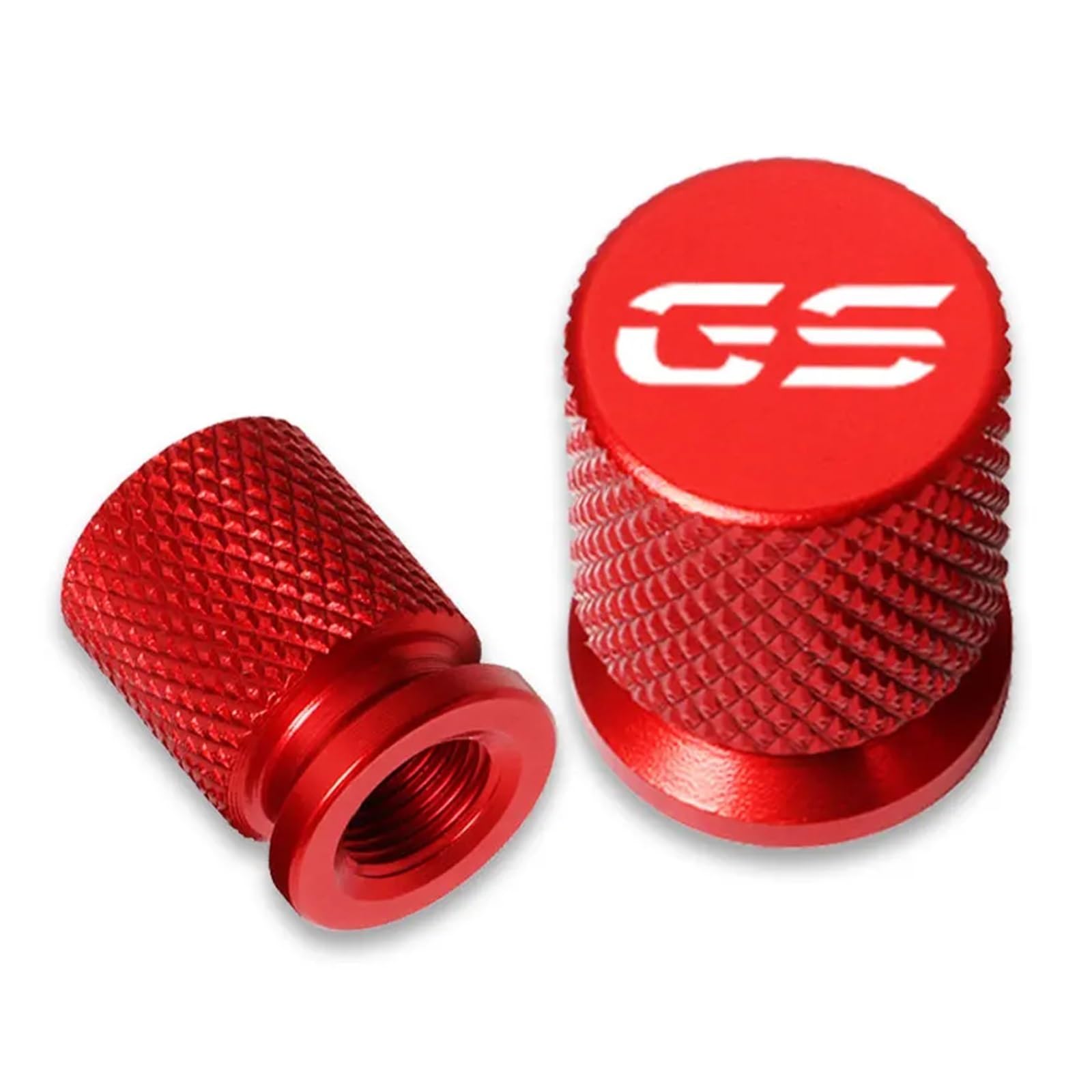 Ventilschaftabdeckungen für Motorräder Für R1200GS R1250GS R 1200GS R1250 GS R 1250 GS LC ADV GS Motorrad Reifen Ventil Air Port Stem Abdeckung Kappe Stecker CNC Zubehör(Red) von AHUTCYK