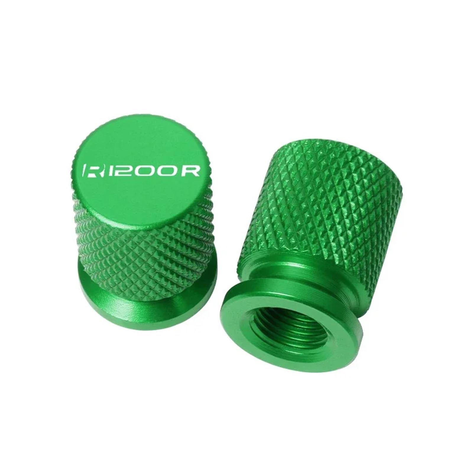 Ventilschaftabdeckungen für Motorräder Für R1200R R1200 R 1200R 2006-2014 Zubehör Motorrad CNC Aluminium Reifen Ventil Air Port Stem Abdeckung Kappen(Green) von AHUTCYK