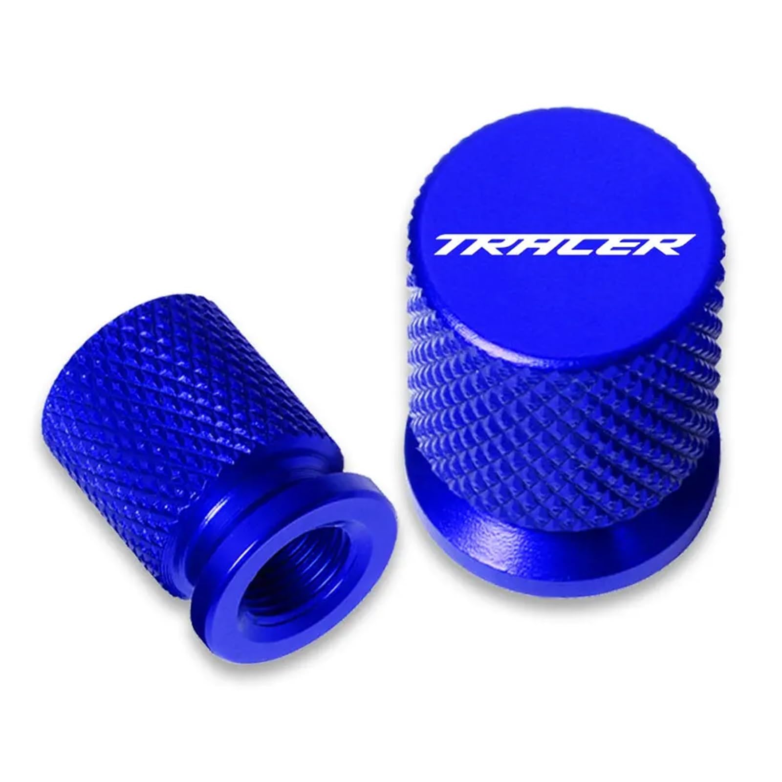 Ventilschaftabdeckungen für Motorräder Für Tracer MT07 MT09 Tracer 700 900 700gt 900gt 700 Gt Motorrad Universal Fahrzeug Rad Reifen CNC Ventil Stem Caps Abdeckungen(Blue) von AHUTCYK