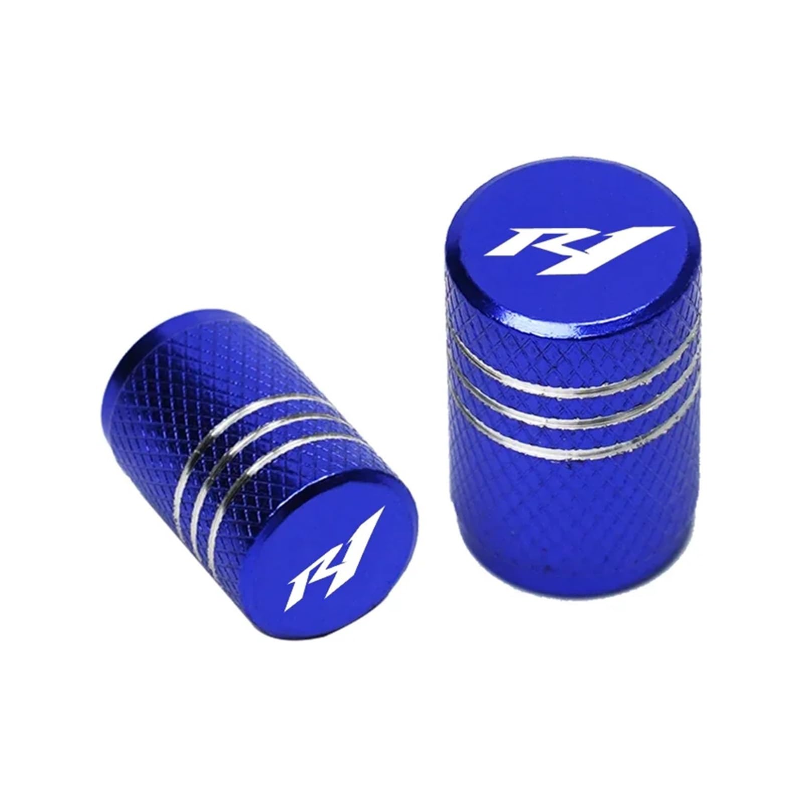 Ventilschaftabdeckungen für Motorräder Für YZF R1 YZFR1 YZF-R1M R1M 1998-2021 2019 2020 Zubehör Motorrad CNC Aluminium Reifen Ventil Air Port Stem Abdeckung Caps(Blue) von AHUTCYK