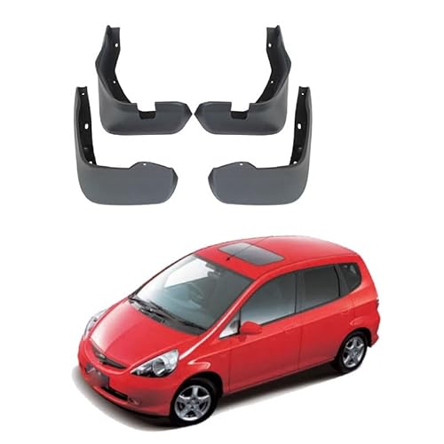 4 Stück Auto Schmutzfänger für Honda Jazz Fit 2003-2007,Schmutzfänger Spritzschutz Fahrzeug vorne und hinten Spritzschutz Protection ZubehöR Kotflügel Bausatz von AIBINGBH