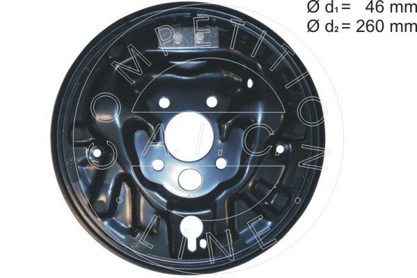 Abdeckblech, Bremstrommel Hinterachse links AIC 56434 von AIC