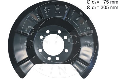 Aic Deckblech Bremsscheibe hinten links rechts [Hersteller-Nr. 56410] für Ford, Mazda, Volvo von AIC