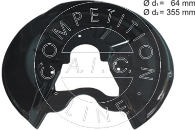 Aic Deckblech für Bremsscheibe Hinten rechts [Hersteller-Nr. 56168] für Audi, Seat, Skoda, VW von AIC